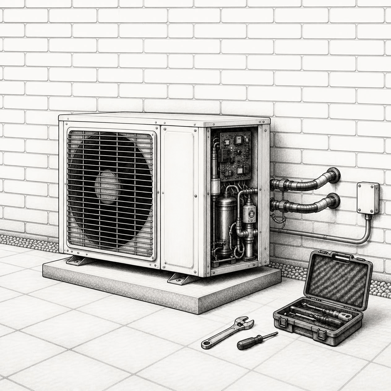 Heat Pump Servicing Liverpool & North West Illustration